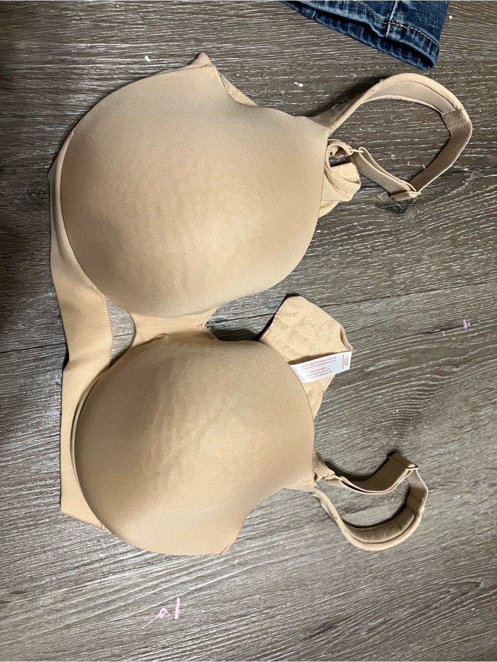Cacique Beige T-Shirt Bra - Smooth Seamless Support